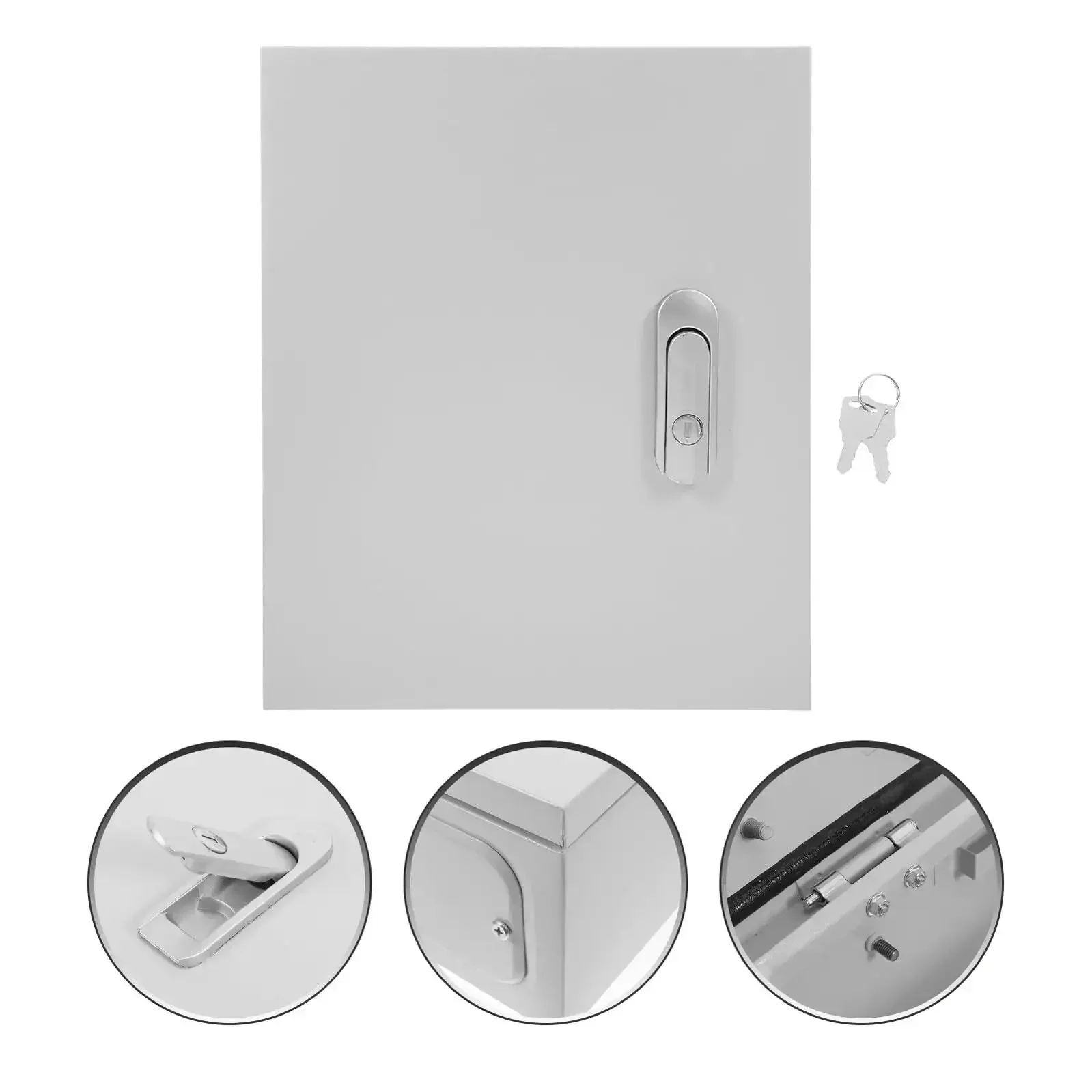 Outdoor Weatherproof Electrical Junction Box With Safety, 25x30x14 Cm Plastic Vertical Control Panel Enclosure For RV And Universal Power Equipment, No Fuss Mounting Plate, Durable Outdoor Cabinet For Safe Components - Image 4