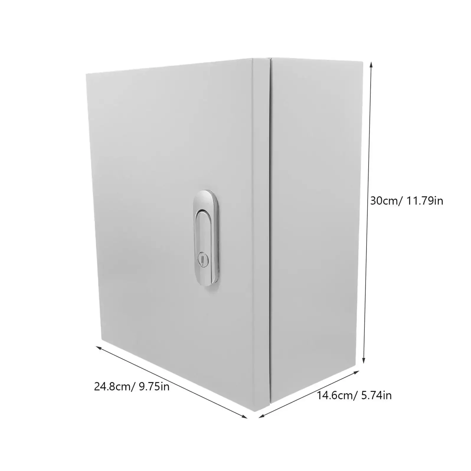 Outdoor Weatherproof Electrical Junction Box With Safety, 25x30x14 Cm Plastic Vertical Control Panel Enclosure For RV And Universal Power Equipment, No Fuss Mounting Plate, Durable Outdoor Cabinet For Safe Components - Image 9