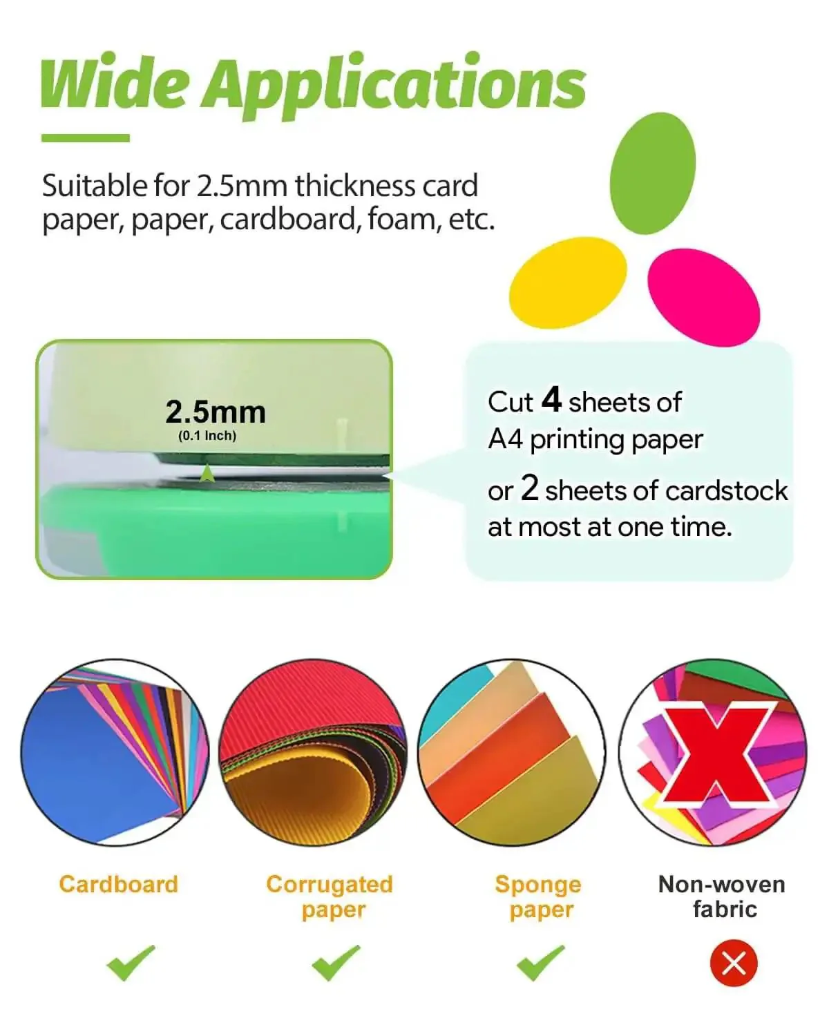 Oval Hole Punch 1 Inch For Crafting And Scrapbooking, Handy Lever Action Paper Puncher For DIY Card Making, Easter Egg Style, Kid Safe Green Finish, Durable Zinc Alloy Craft Tool - Image 5