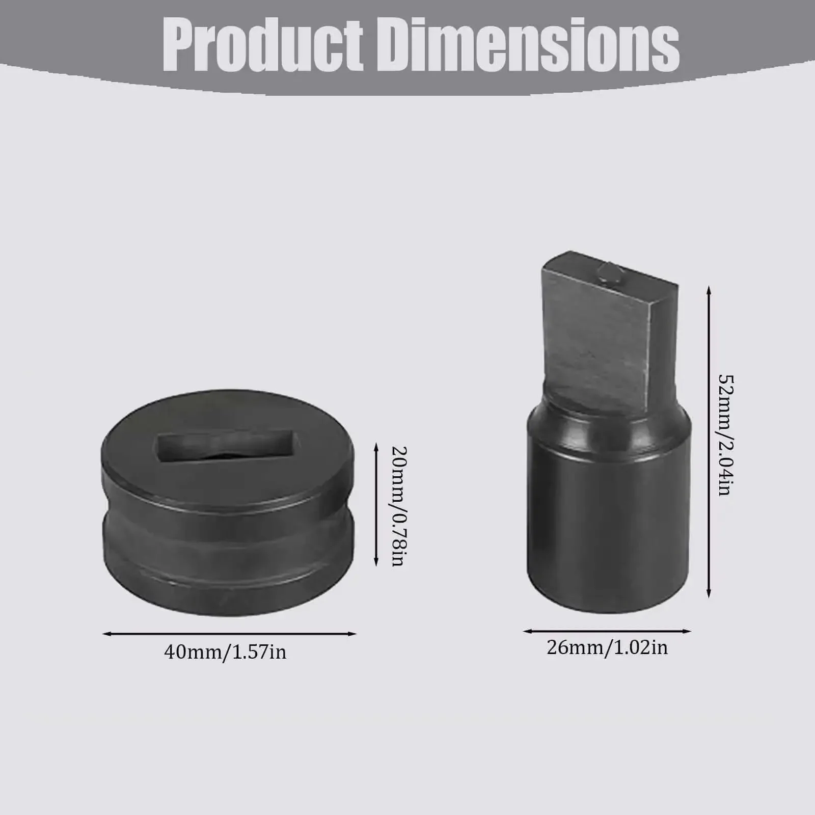 Oval Slotted Punch Die for CH-70 Hydraulic Press and CH-70A Punching Machine, Built Tough Hydraulic Slotted Die for Steel, Copper and Aluminum Sheets, 10.5 mm by 15 mm Hole Punch Replacement - Image 7