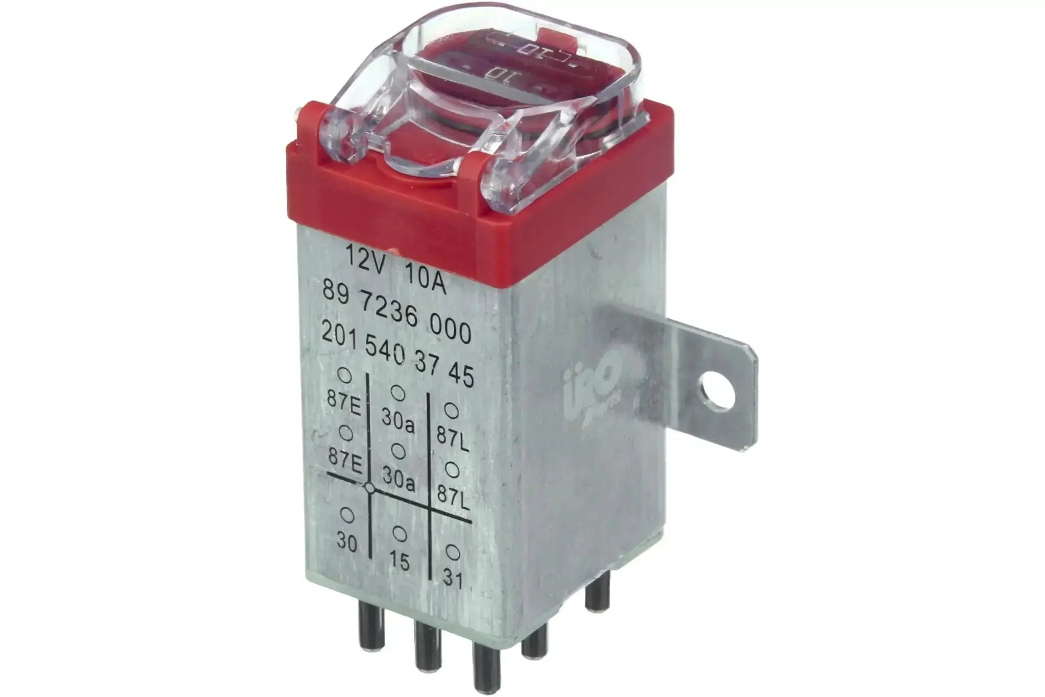 Overload Protection Relay 9 Pin Late Style White And Brown Auto Part For Vehicle Electrical System Durable Relay For Power Circuits And Electrical Protection In Cars And Light Trucks