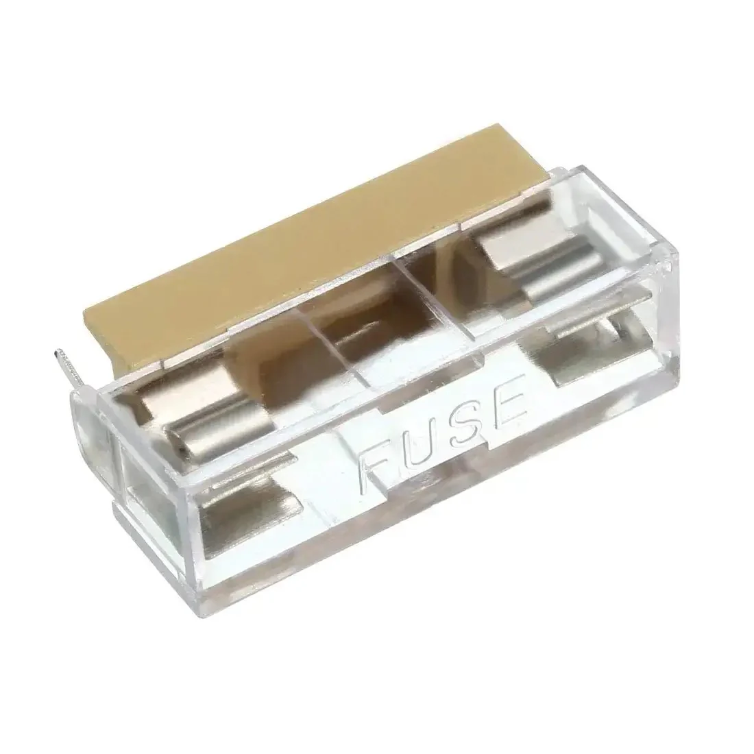 Pack Of 10 6 X 30mm PCB Fuse Panel Mount Holders With Dual Terminals 250V 10A Durable Plastic And Metal Construction For Automotive And Electrical Projects Fuses Not Included - Image 2