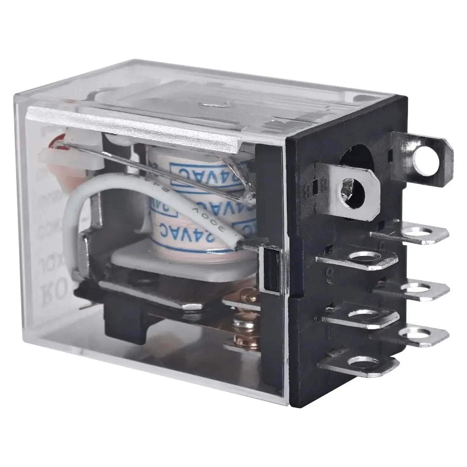 Pack Of 2 Dope General Purpose Power Relay With DPDT Contacts 10A Load 24VAC Coil Low Current Signal Control Rock Solid Switching For Electronics Projects And DIY Auto Lighting - Image 5