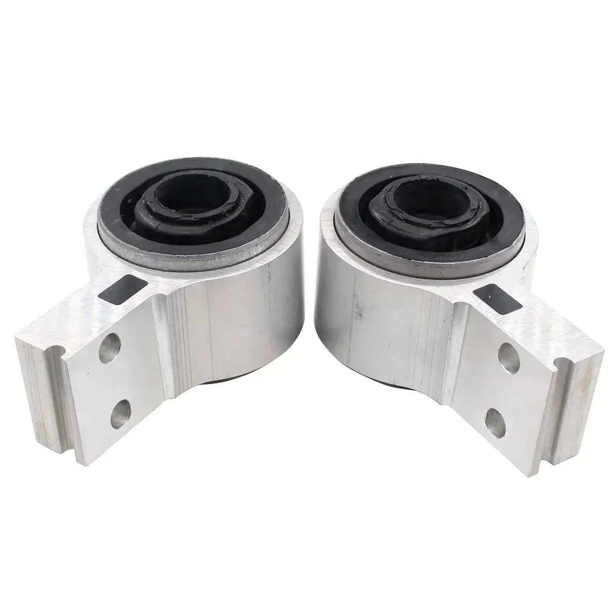 Pair Front Lower Rearward Suspension Control Arm Bushing With Bracket Housing Bolt On For Ford Explorer 2011 To 2019 And Police Interceptor Utility 2013 To 2019 Left Driver And Right Passenger Side