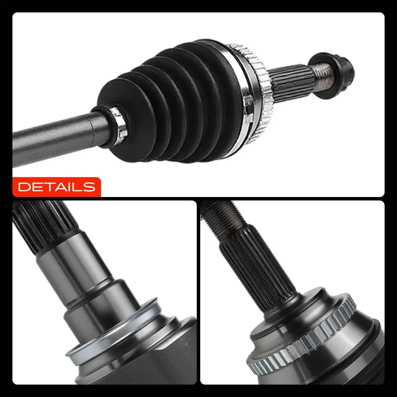 Pair Of Front CV Axle Shaft Assemblies For Toyota Corolla 2009-2018 Matrix 2003-2013 And Pontiac Vibe 2003-2010 L4 1.8L Driver And Passenger Side Drop In And Go Replacement - Image 3