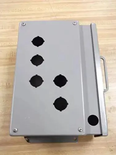 Panel Enclosure 351595 With Button Holes For Control Panels Rock Solid Industrial Box GMT-AGLOB Compatible Steel Enclosure With Mounting Bosses Cable Pass Through Ideal For Electrical Control Projects - Image 5