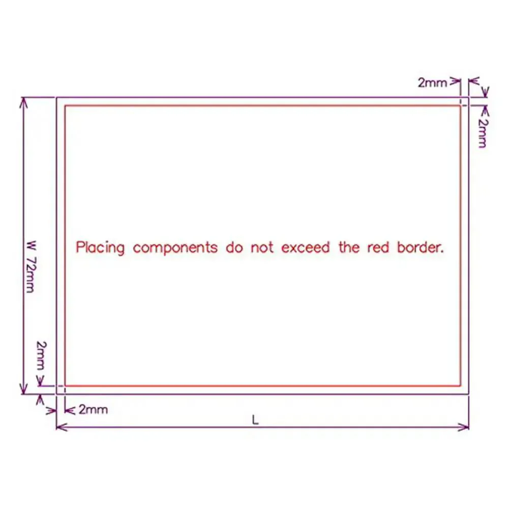 PCB DIN Rail Mount Carrier For 35mm Wide Rails Fits 100mm By 72mm Circuit Boards 1.5-2.0mm Thick Easy Install And Detach Panel Mountable Go-To PCB Holder For Electronics Projects - Image 2