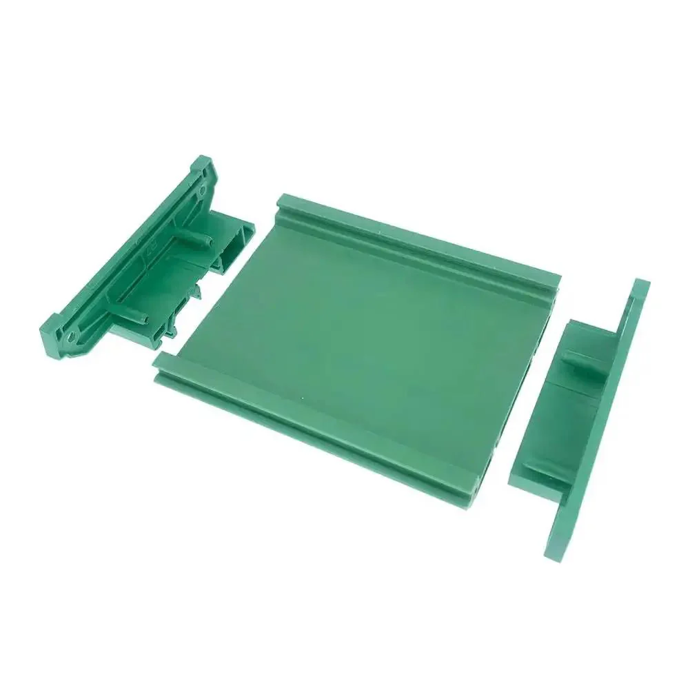 PCB DIN Rail Mount Carrier For 35mm Wide Rails Fits 100mm By 72mm Circuit Boards 1.5-2.0mm Thick Easy Install And Detach Panel Mountable Go-To PCB Holder For Electronics Projects - Image 8