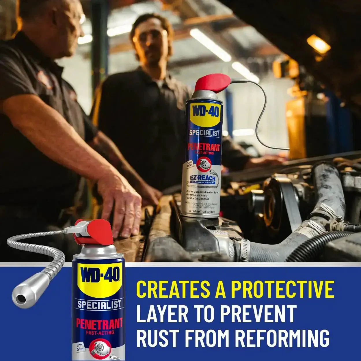 Penetrant With 8 Inch EZ Reach Flexible Straw Pulls Rusted Nuts Loose And Frees Stuck Bolts, Deep Penetration Into Crevices And Seams, Low Odor Formula, 13.5 Oz - Image 6