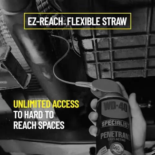 Penetrant With 8 Inch EZ Reach Flexible Straw Pulls Rusted Nuts Loose And Frees Stuck Bolts, Deep Penetration Into Crevices And Seams, Low Odor Formula, 13.5 Oz - Image 8