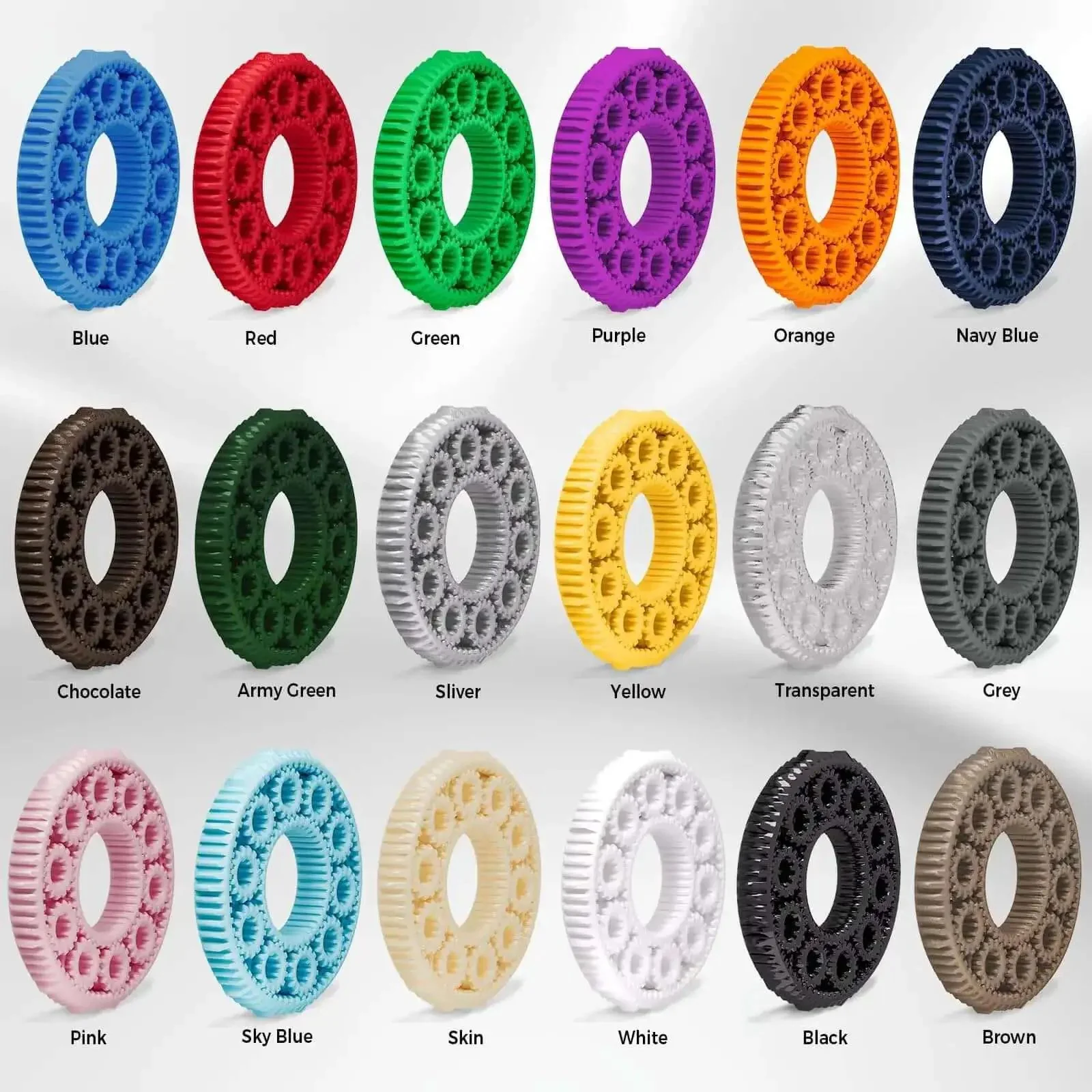 PETG Filament Bundle 1.75mm 2kg For Most FDM 3D Printers Brown And Skin And Black Outdoor Toughness UV Resistant High Temperature Durable Filament Set With Dryer Box And Holder - Image 7