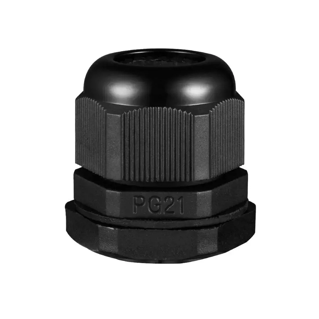 PG21 Nylon Cable Gland Joint Waterproof IP68 Locknut Kit For 13 To 18 mm Cable Wires With Adjustable Seal, Dust Proof And Chemical Resistant, 10 Pack For Junction Boxes, Ideal For Marine, Industrial And Outdoor Enclosures - Image 6