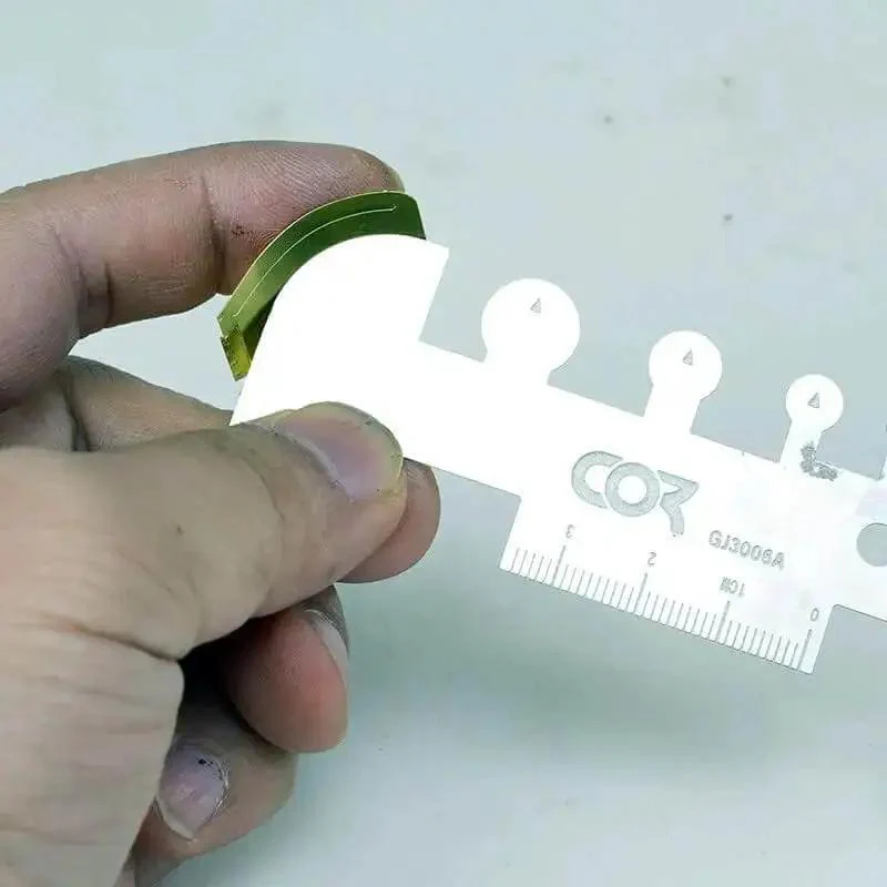 Photo Etched Hobby Etching Kit With Stainless Steel Sheet Bender Tool And Ruler For Model Building, Do It Yourself Tube Bending Kit, Includes 110mm By 64mm Ruler And Two Small Auxiliary Tools For Precise Creations - Image 4