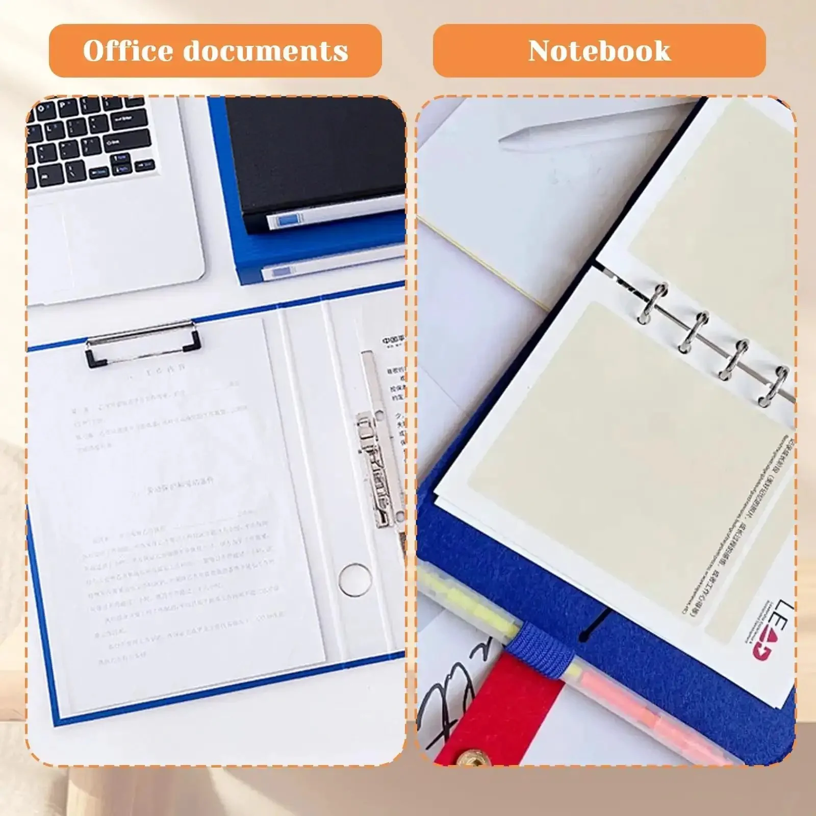 Pink Two Hole Punch With Ruler One Quarter Inch Punch For File Folders And Looseleaf Metal Manual Low Force Double Punch Easy To Use Holds Up To Ten Sheets Compatible With A4 A5 B5 For Office Or Home - Image 5