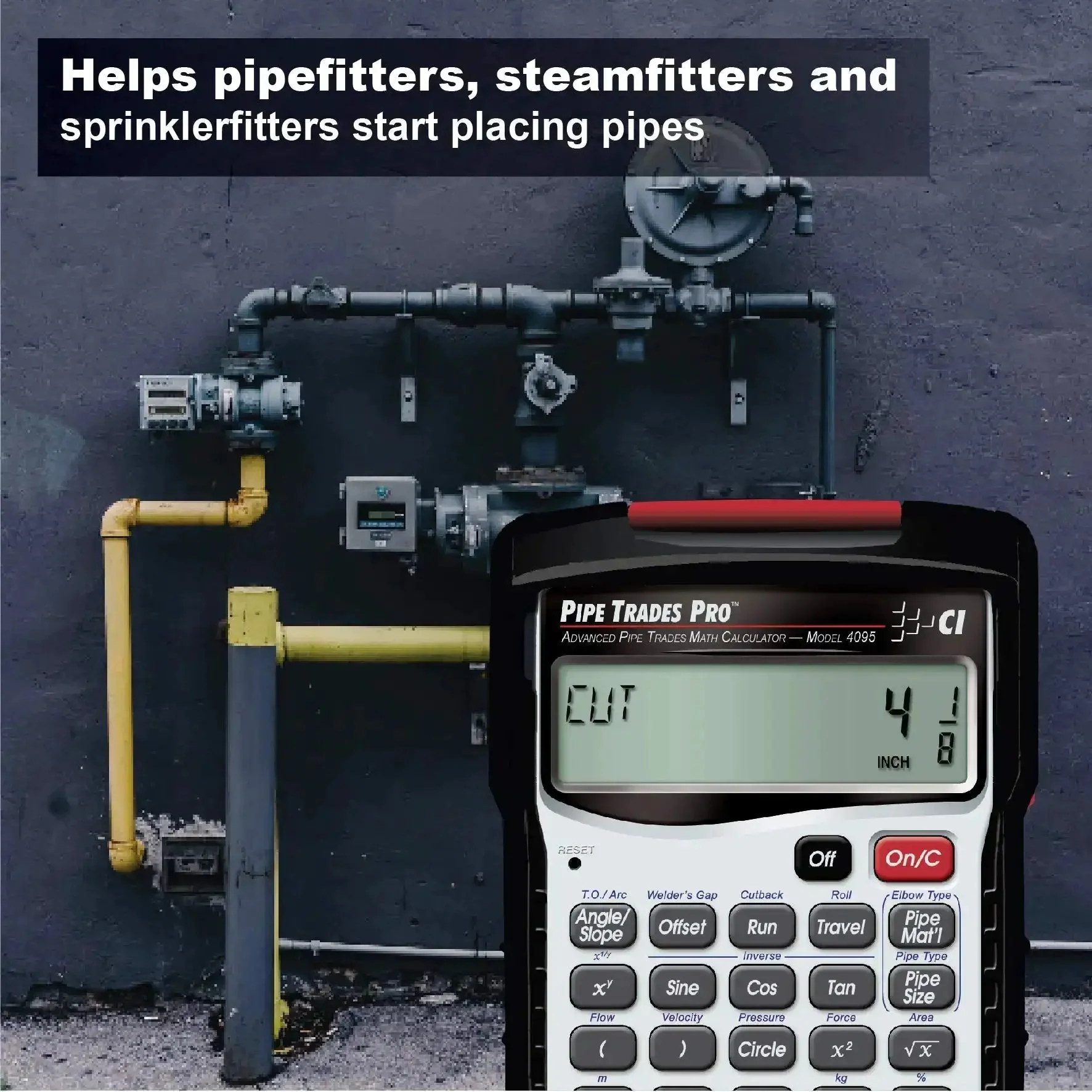 Pipe Trades Pro Advanced Layout And Design Calculator For Pipefitters Steamfitters Sprinklerfitters And Welders With Built In Data For Seven Materials Plus - Image 6