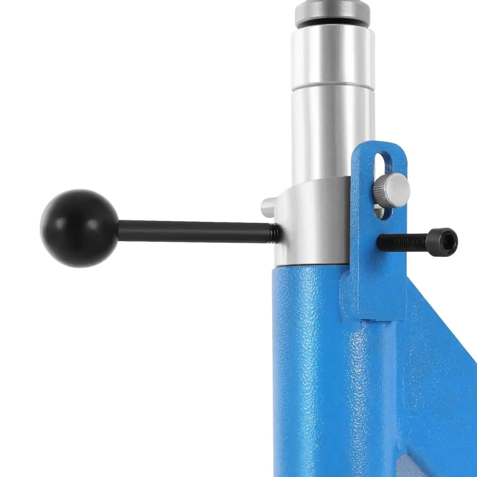 Planishing Hammer 4 Inch Pneumatic Metal Shaping Machine With 875-1350 RPM, Adjustable 1 Inch 2 Inch 3 Inch Anvils, Airpress Bending Tool, Cast Iron Stand and Foot Pedal for Industrial Fabrication - Image 9