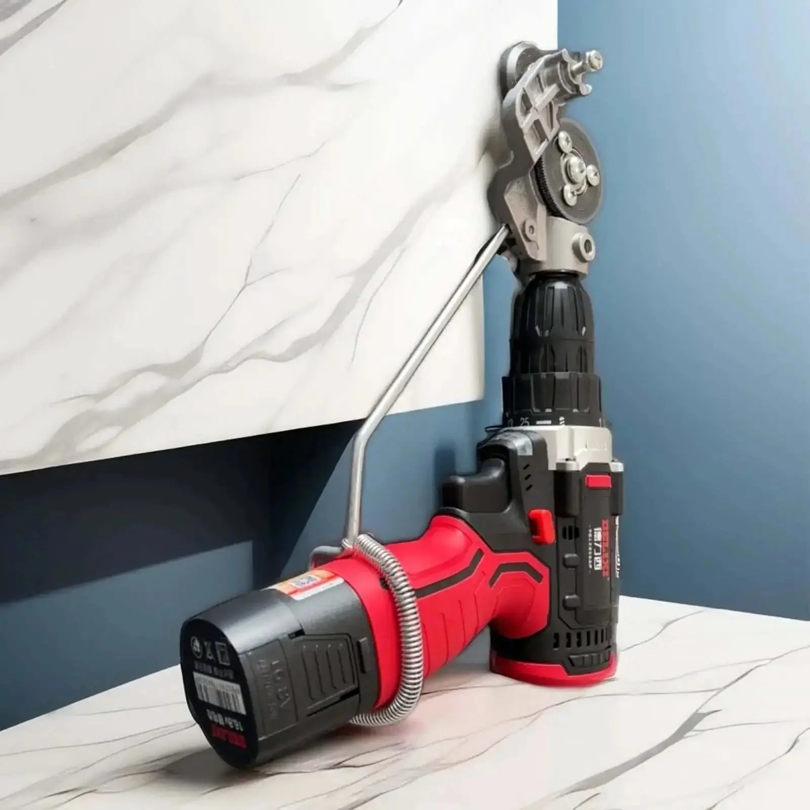 Plate Cutter Drill Attachment For Metal Sheets Upgraded 2024 Nibbler Drill Shears Fast Cutting Tool Adapter For Iron Steel Aluminum Copper And White Sheet Fits Most Handheld Drills - Image 5