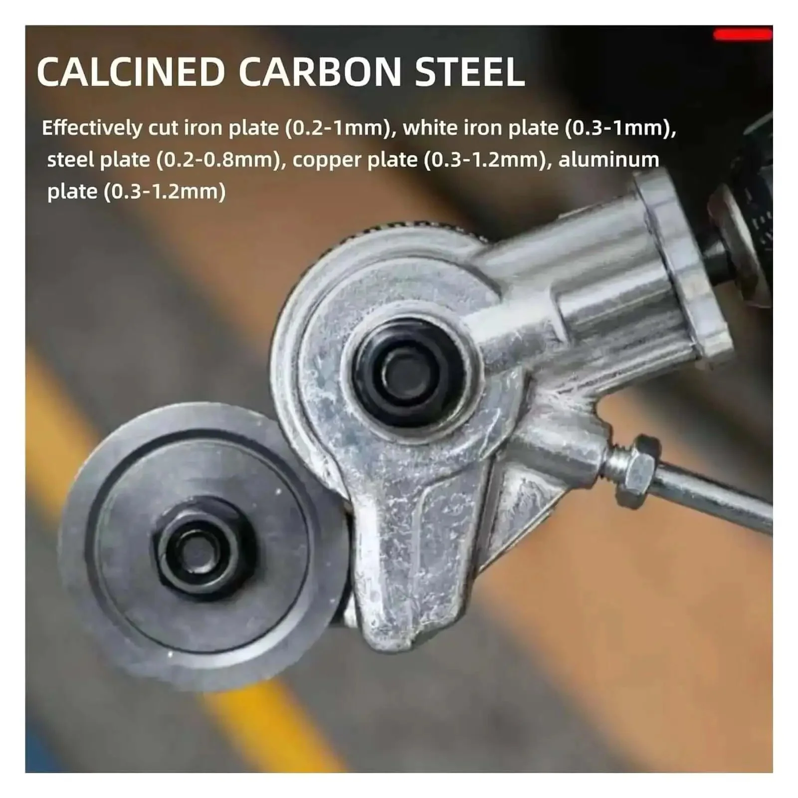 Plate Cutter Nibble Drill Attachment Workhorse For Cutting Iron Steel Copper Aluminum And White Sheet Metal With A High Hardness Cutting Head For Precise 0.2 To 1.2 Millimeter Thickness - Image 3