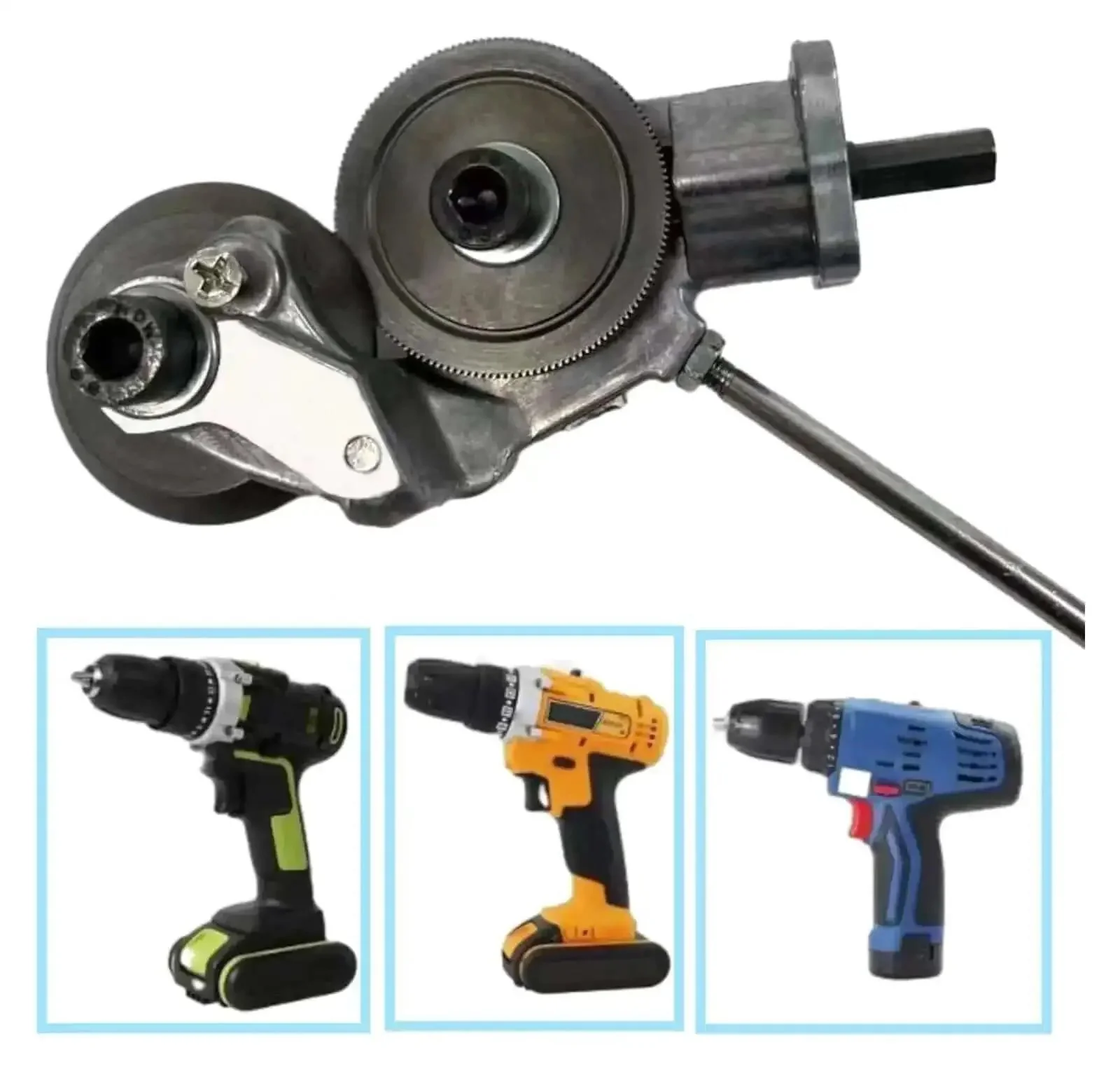 Plate Cutter Nibble Drill Attachment Workhorse For Cutting Iron Steel Copper Aluminum And White Sheet Metal With A High Hardness Cutting Head For Precise 0.2 To 1.2 Millimeter Thickness - Image 4