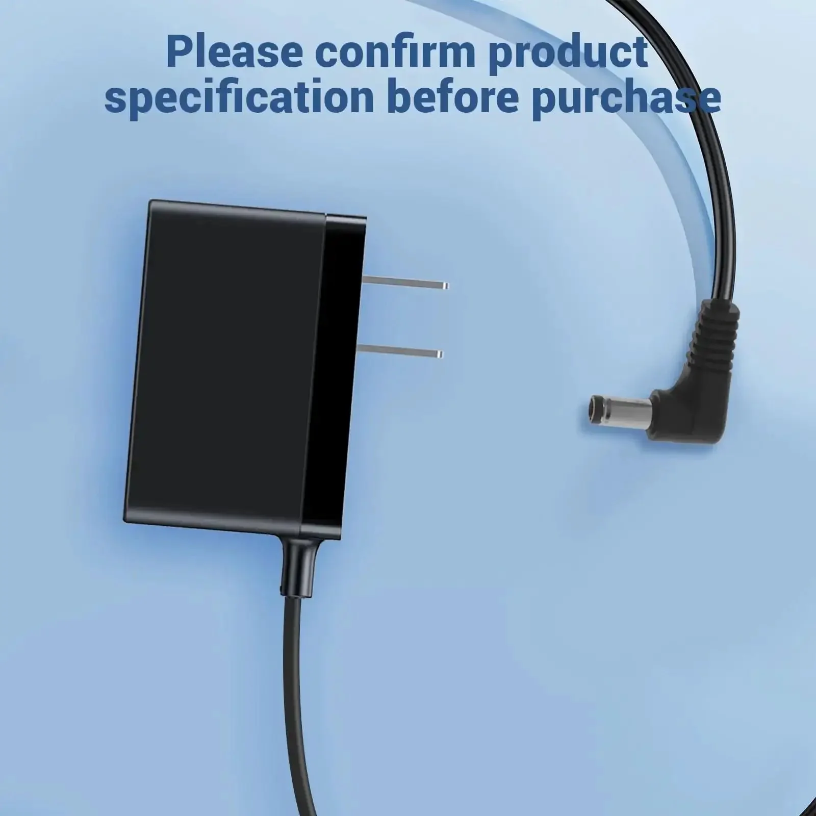 Plug And Play 12V 1A Power Cord Replacement For DonJoy Iceman Classic3 Cold Therapy Unit Compatible With SSA 120100US And 25 4041 9.8 Foot Cable 100 To 240V AC To DC Charger Lead - Image 5
