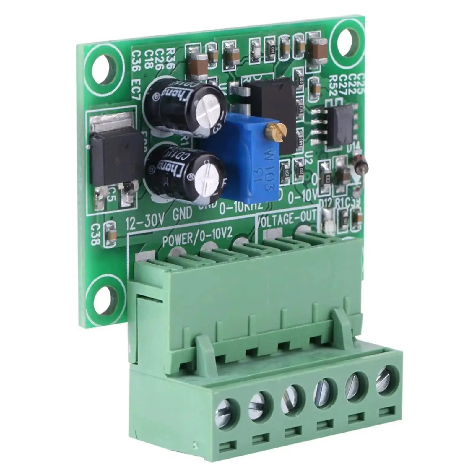 Plug And Play Frequency To Voltage Converter Module 0 To 10 kHz To 0 To 10 V Analog Output For PWM Control Of PLC And VFD Inverter Systems Digital Analog Converter Board With 5 mA Current Output - Image 2