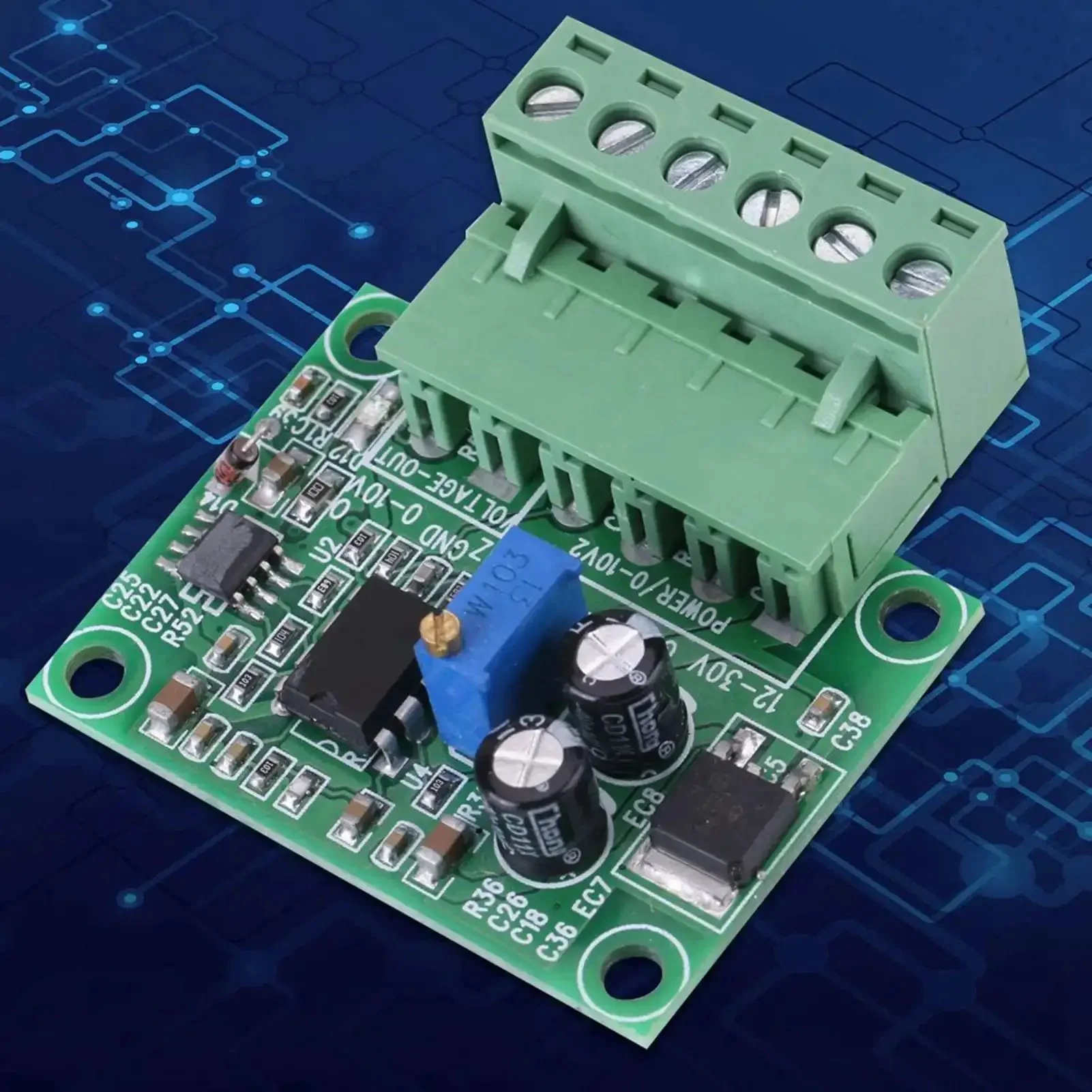 Plug And Play Frequency To Voltage Converter Module 0 To 10 kHz To 0 To 10 V Analog Output For PWM Control Of PLC And VFD Inverter Systems Digital Analog Converter Board With 5 mA Current Output - Image 6