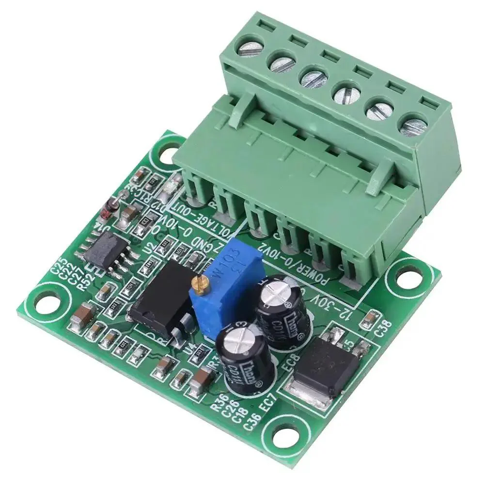 Plug And Play Frequency To Voltage Converter Module 0 Hz To 10 KHz 0 V To 10 V Digital To Analog Board For PLC And VFD Inverter PWM Control With Optical Isolation And Anti Interference 5V 12V 24V Input - Image 3