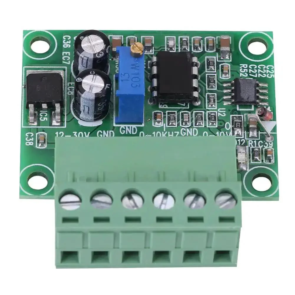 Plug And Play Frequency To Voltage Converter Module 0 Hz To 10 KHz 0 V To 10 V Digital To Analog Board For PLC And VFD Inverter PWM Control With Optical Isolation And Anti Interference 5V 12V 24V Input - Image 5