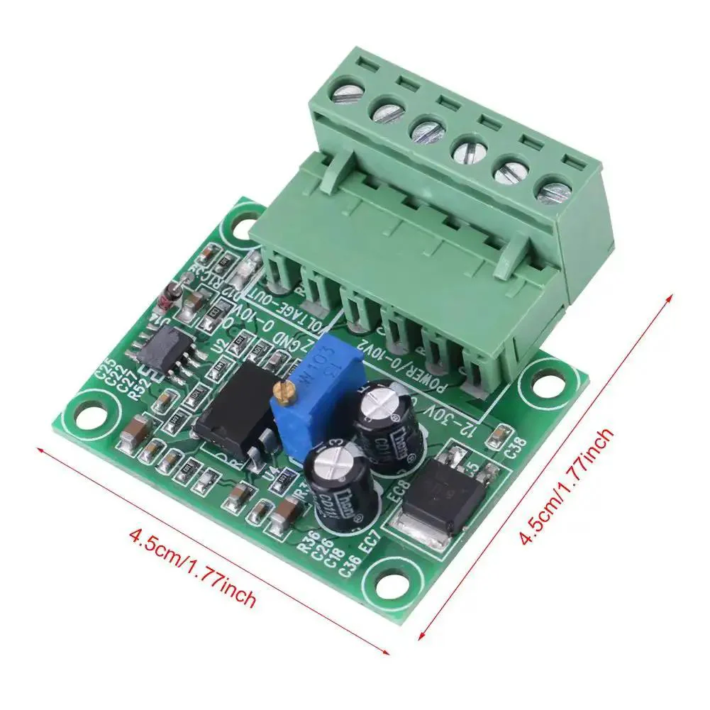 Plug And Play Frequency To Voltage Converter Module 0 Hz To 10 KHz 0 V To 10 V Digital To Analog Board For PLC And VFD Inverter PWM Control With Optical Isolation And Anti Interference 5V 12V 24V Input - Image 9