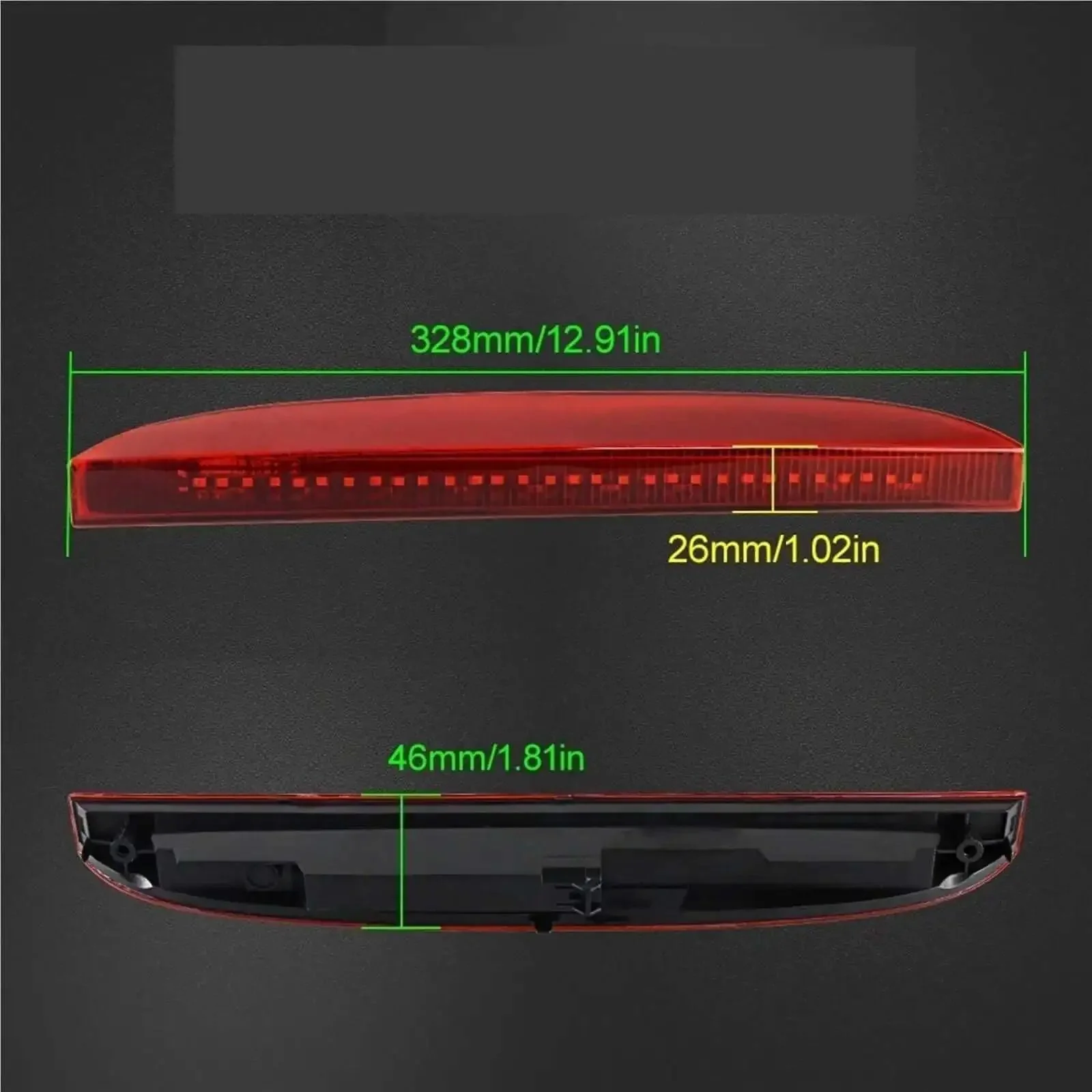 Plug And Play High Mount Third Brake Light Stop Lamp For Renault Clio Mk III Hatchback Or Box 2005 And Up And Renault Clio II 1998-2005 With LED Smoke Lens Durable Premium Quality Easy Install All Weather Tail Light Upgrade - Image 5