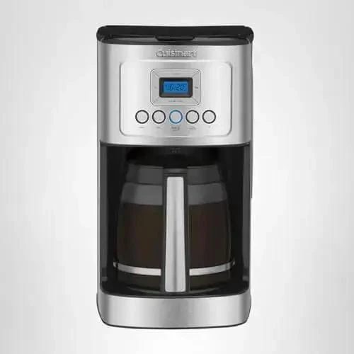 Plug-And-Play Programmable 14-Cup Coffee Maker With Temperature Control And Glass Carafe, Brew Strength Settings, 1-4 Cup Mode, Pause Brew, No-Fuss Cleanup, Stainless Steel - Image 2