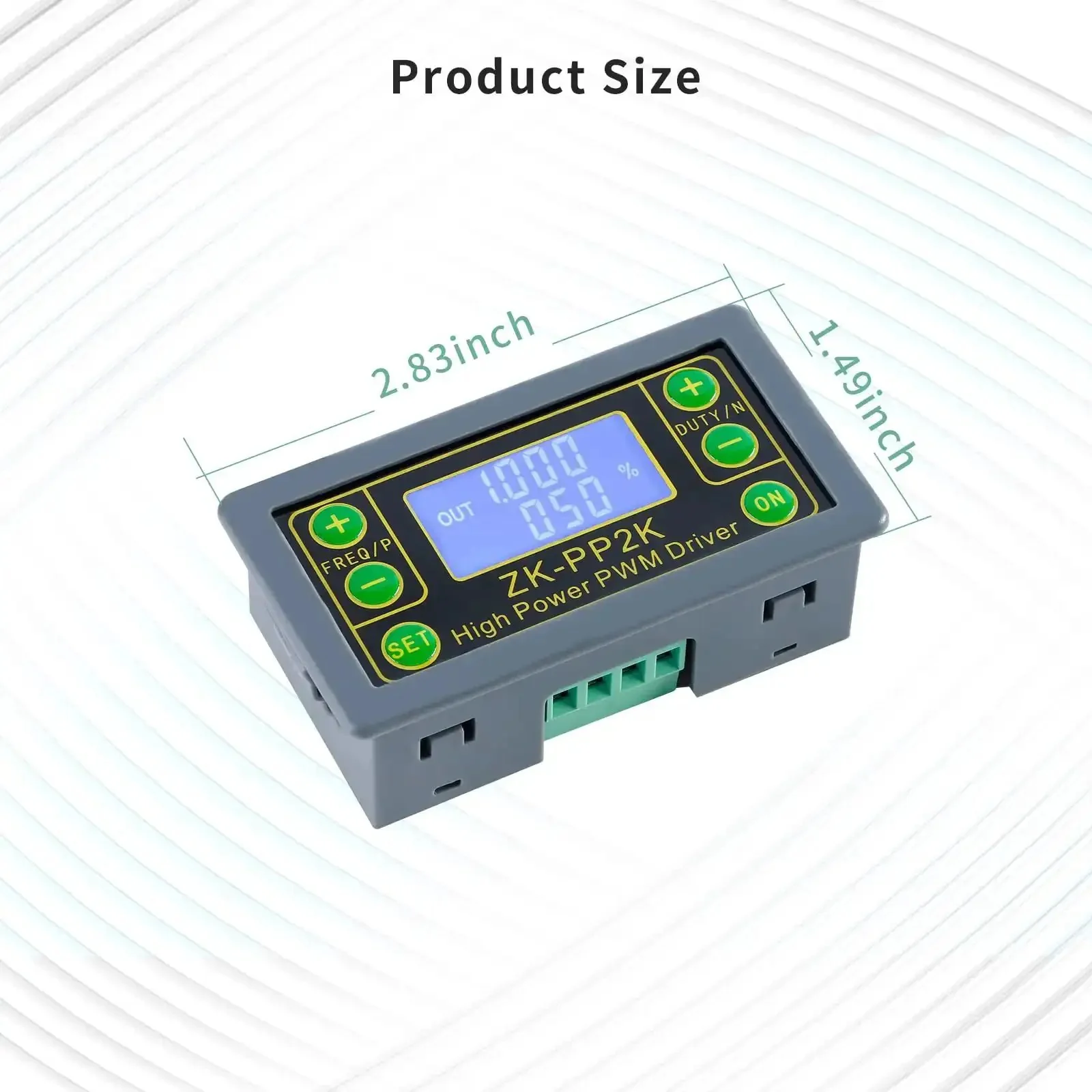 Plug-and-Play PWM Pulse Generator For Motor Speed Control With LCD Readout, 1Hz To 150KHz Frequency Range, Swappable PWM Or Pulse Mode, Adjustable Driver Module, 3.3V To 30V Supply, DIY Friendly, High Power Signal Generator - Image 5