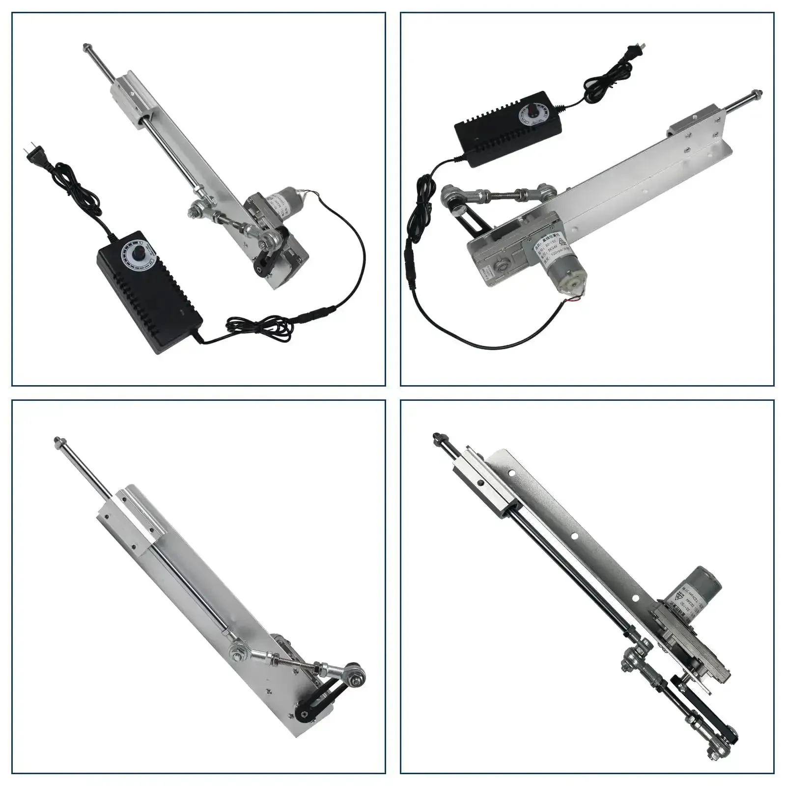 Plug And Play Reciprocating Linear Actuator With 6 Inch Stroke Adjustable 3-15 cm (1.18-6 In) Telescopic Rocker Arm Mechanism Gear Motor DC24V Speed Control 120 RPM Heavy Duty Industrial Grade - Image 7