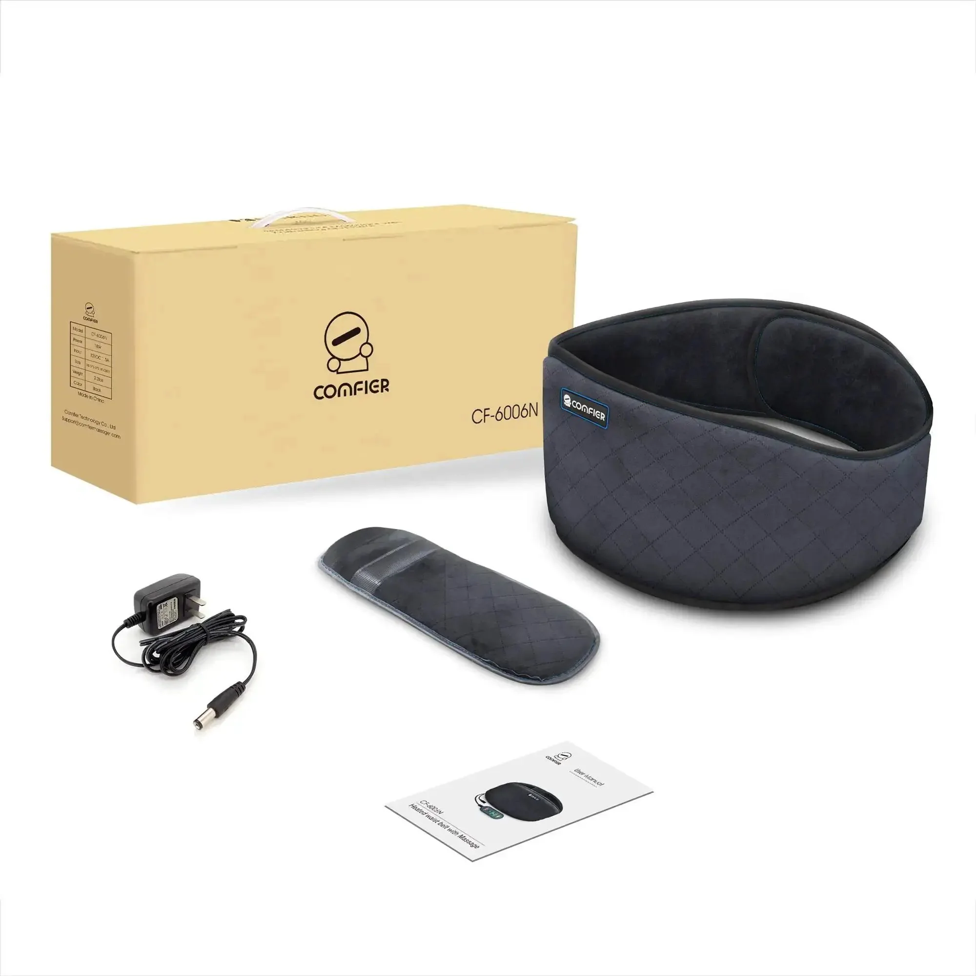 Plug In Back Heating Pad With Vibration Massager Low Heat And Auto Shut Off Heated Waist Belt For Lower Back Pain Relief At Home FSA Eligible HSA Gifts For Women Men Mom Dad - Image 2