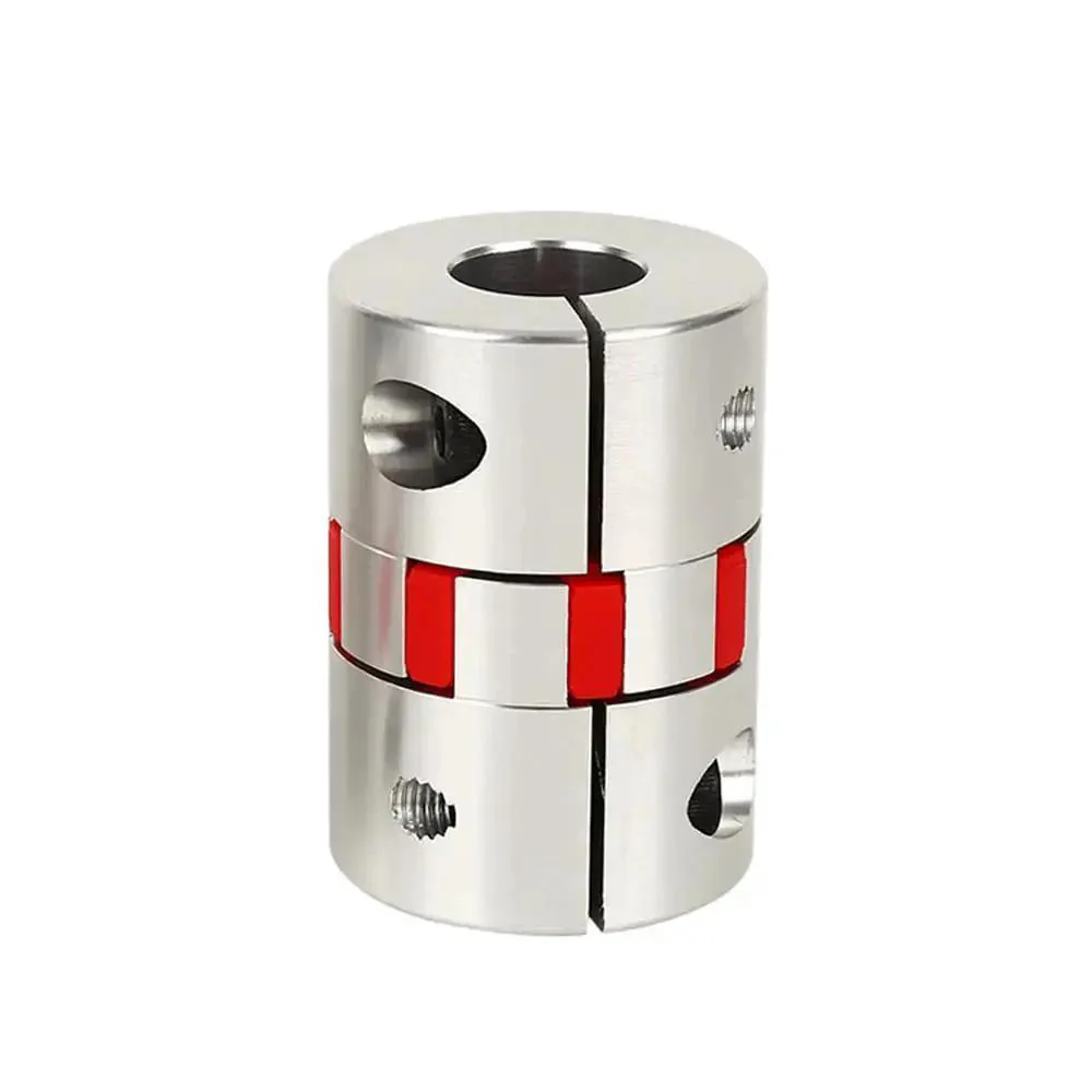 Plum 6Mm To 12Mm Flexible Shaft Coupling Spider Coupler, 30Mm Diameter, 35Mm Length Heavy Duty Aluminum Motor Connector With Polyurethane Vibration Damping For 3D Printers CNC Machines And Servo Stepped Motors