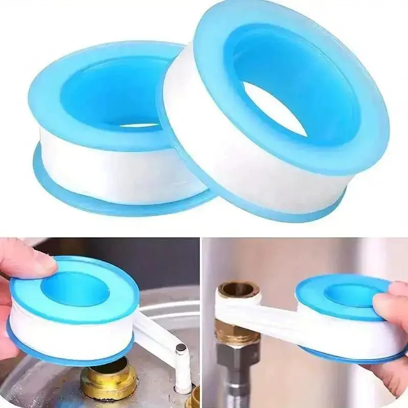 Plumbing Pro Thread Seal Tape For Leaks, PTFE Pipe Sealant Tape For Water Lines, Half Inch Thread Seal, Leak Proof, Durable And Flexible, 10 Roll Pack For Home And Commercial Use - Image 3