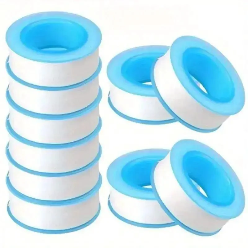 Plumbing Pro Thread Seal Tape For Leaks, PTFE Pipe Sealant Tape For Water Lines, Half Inch Thread Seal, Leak Proof, Durable And Flexible, 10 Roll Pack For Home And Commercial Use - Image 9