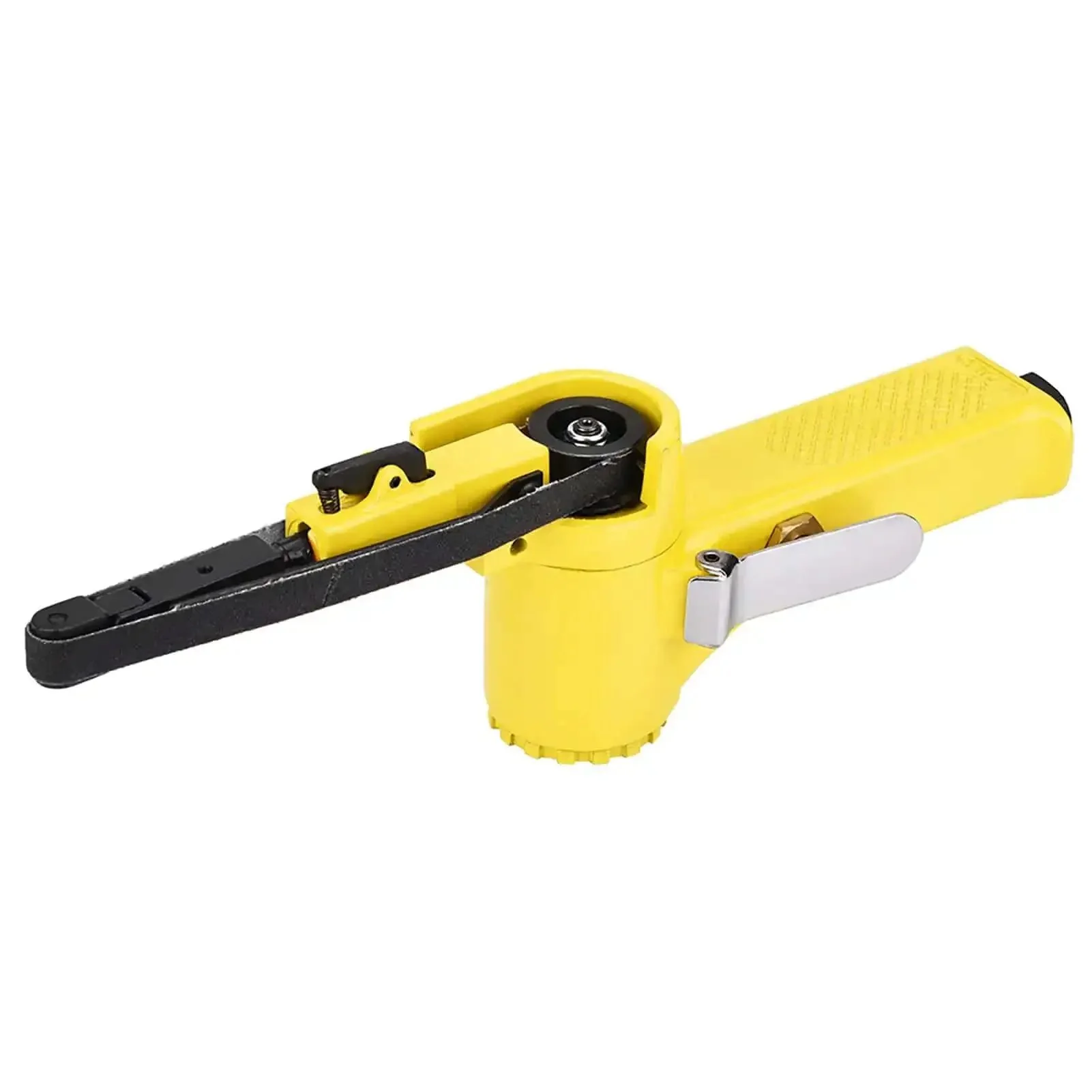 Pneumatic Belt Sander Polisher For Grindin Welding Parts Burr Bustin And Chamferin With Quick Belt Change System 360 Degree Rotating Handle Compatible With 330x10mm Or 520x20mm Belts Finishing And Coating Prep Tool - Image 4