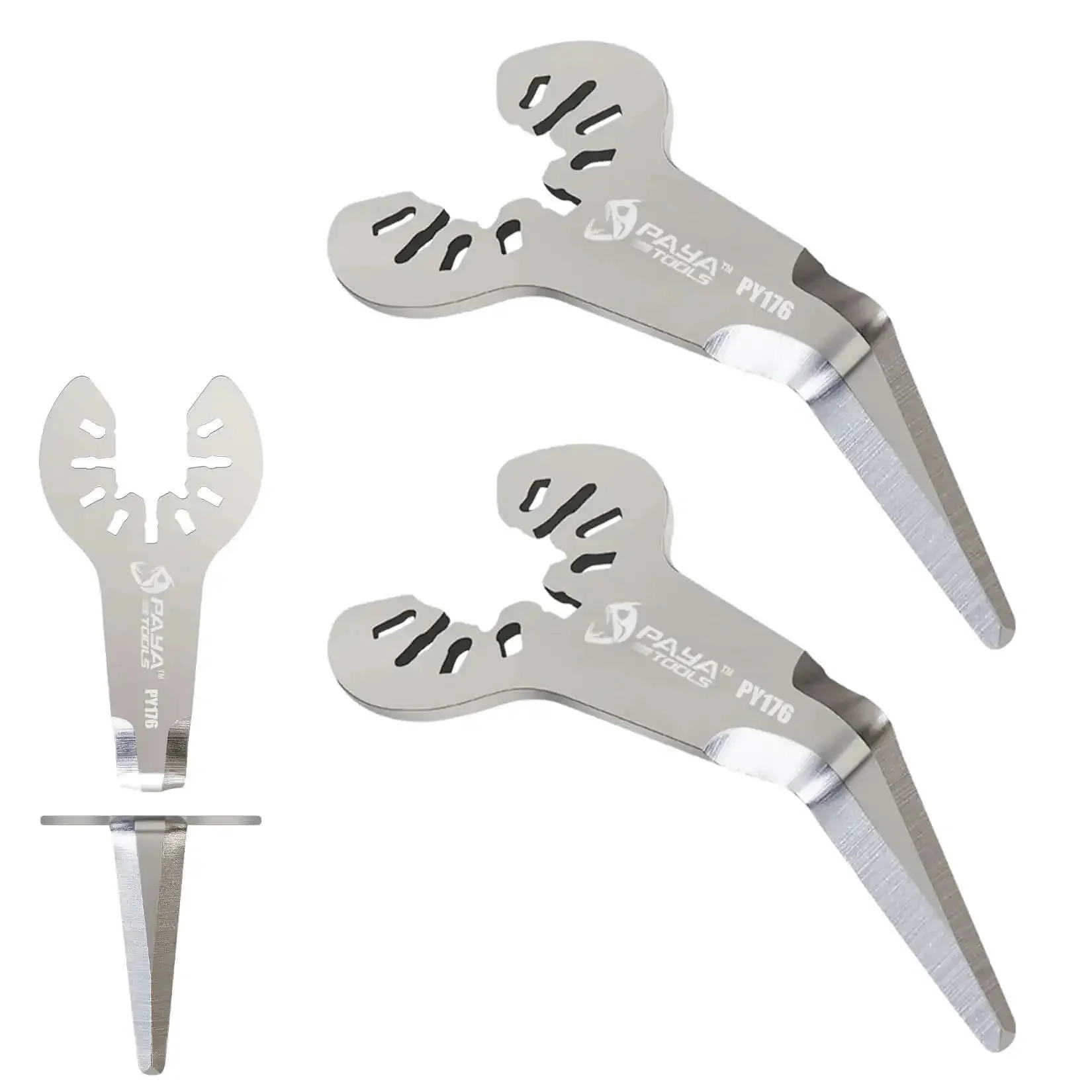 Pneumatic Windshield Removal Knife For Auto Glass Sealant Cutter Blade Quick Release Oscillating Scraper With L Shaped Access Heavy Duty Stainless Steel Window Seal Cutter Tool For Windshield Removal 2 Pack