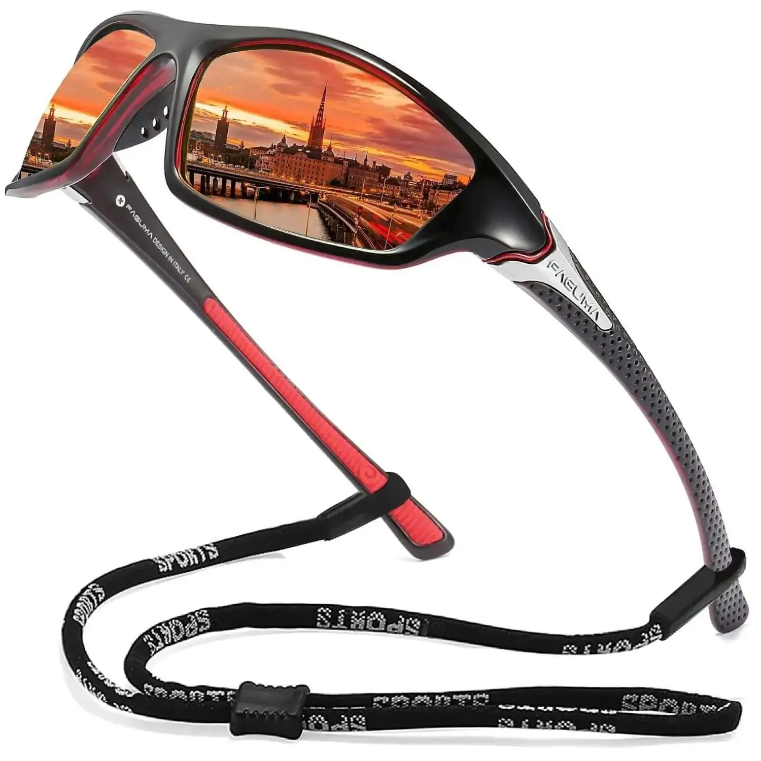 Polarized Sports Sunglasses For Men With UV400 Protection Ultralight And Durable For Cycling Driving Fishing And Outdoor Adventures Crisp Vision Glare Busting All Day Comfort Great For Running Hiking And More