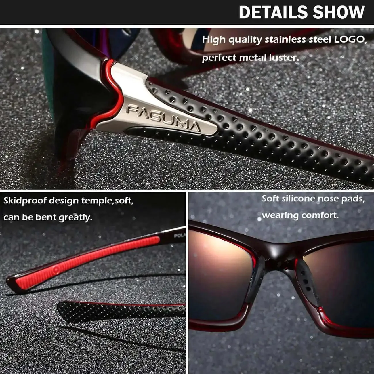 Polarized Sports Sunglasses For Men With UV400 Protection Ultralight And Durable For Cycling Driving Fishing And Outdoor Adventures Crisp Vision Glare Busting All Day Comfort Great For Running Hiking And More - Image 4