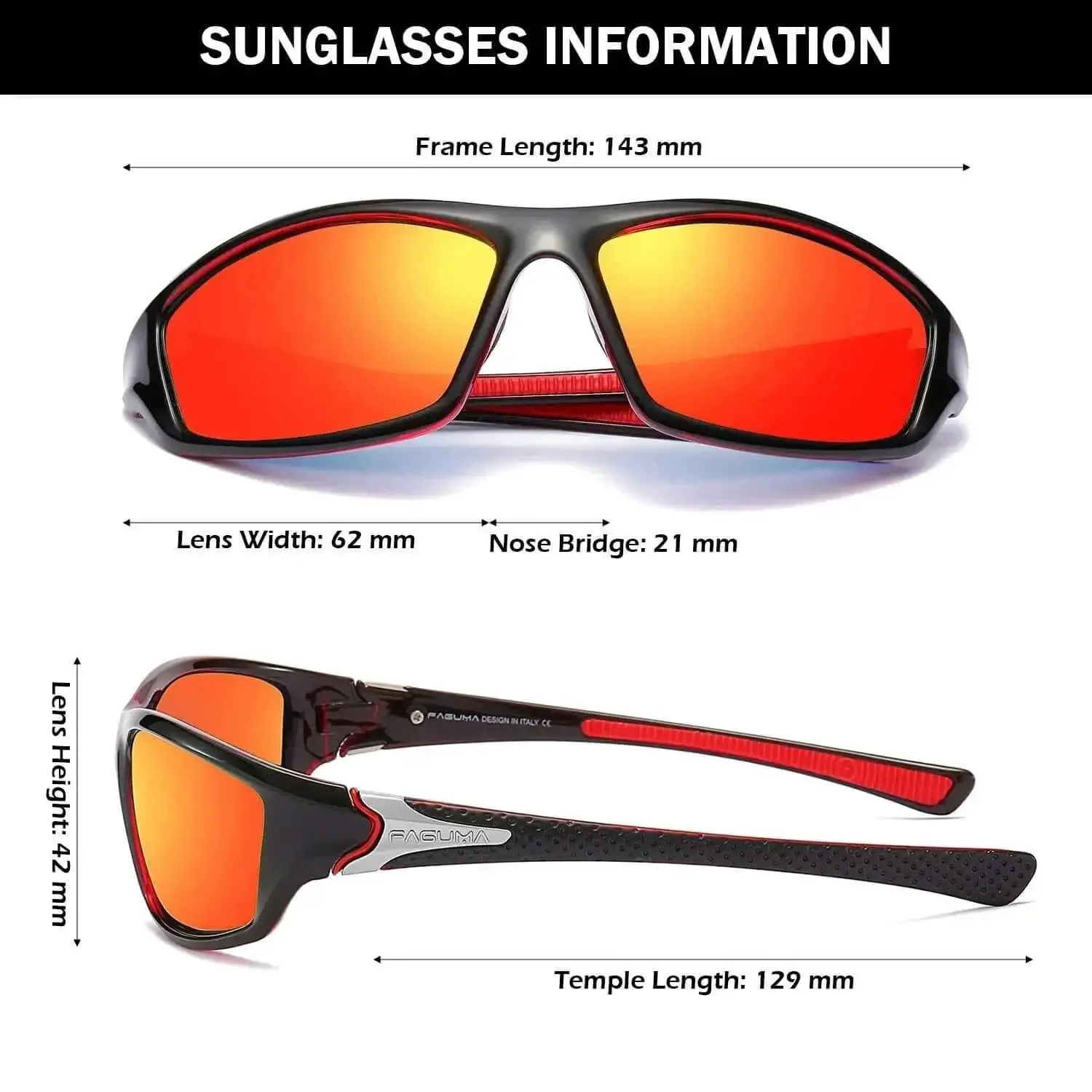 Polarized Sports Sunglasses For Men With UV400 Protection Ultralight And Durable For Cycling Driving Fishing And Outdoor Adventures Crisp Vision Glare Busting All Day Comfort Great For Running Hiking And More - Image 5