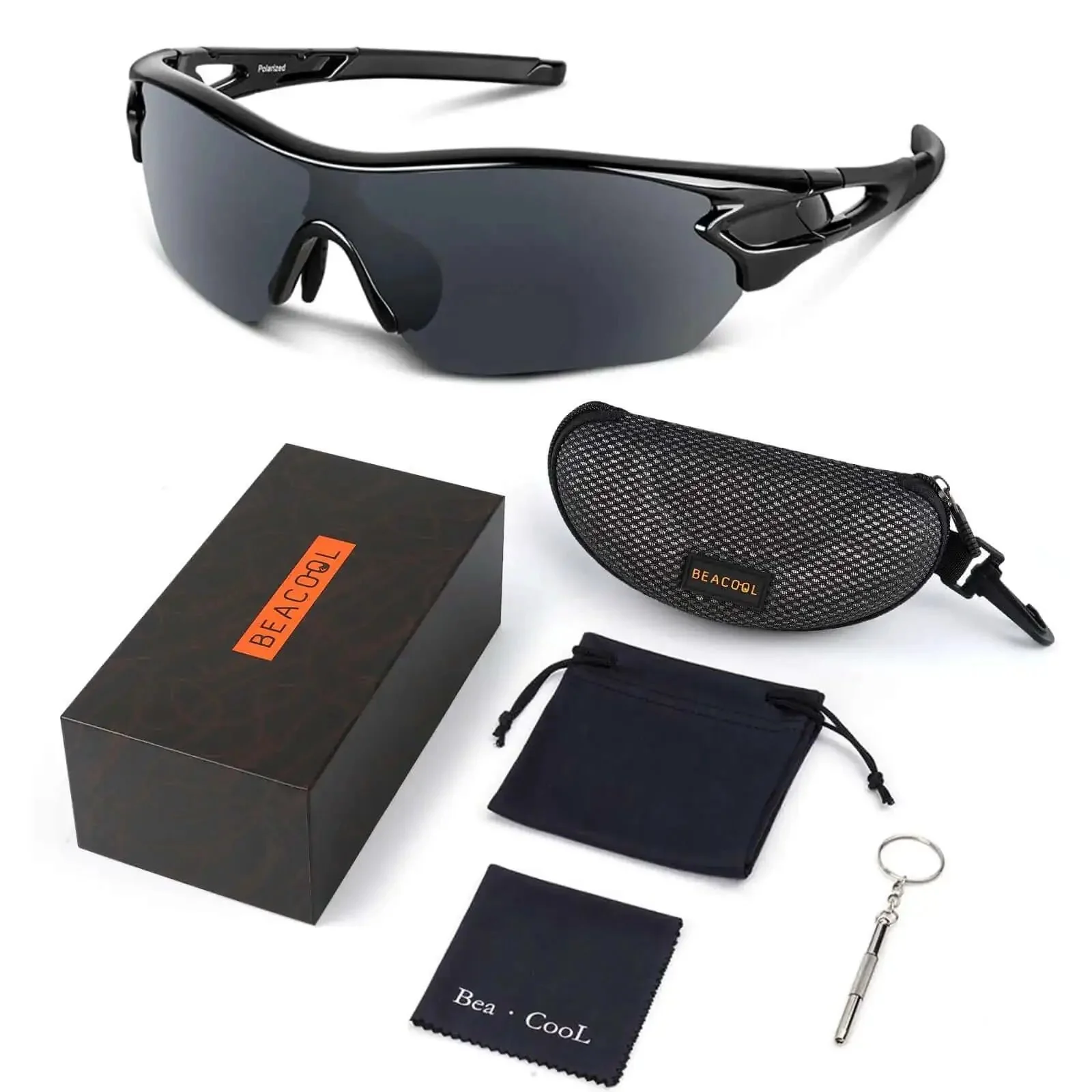Polarized Sports Sunglasses For Men Women And Youth With TAC Lenses And TR90 Frame Built To Last Scratch Resistant Unbreakable UV Protection 99 Point 9 Ride Ready For Cycling Running Driving Fishing Golf Motorcycling And Outdoor Adventures - Image 4
