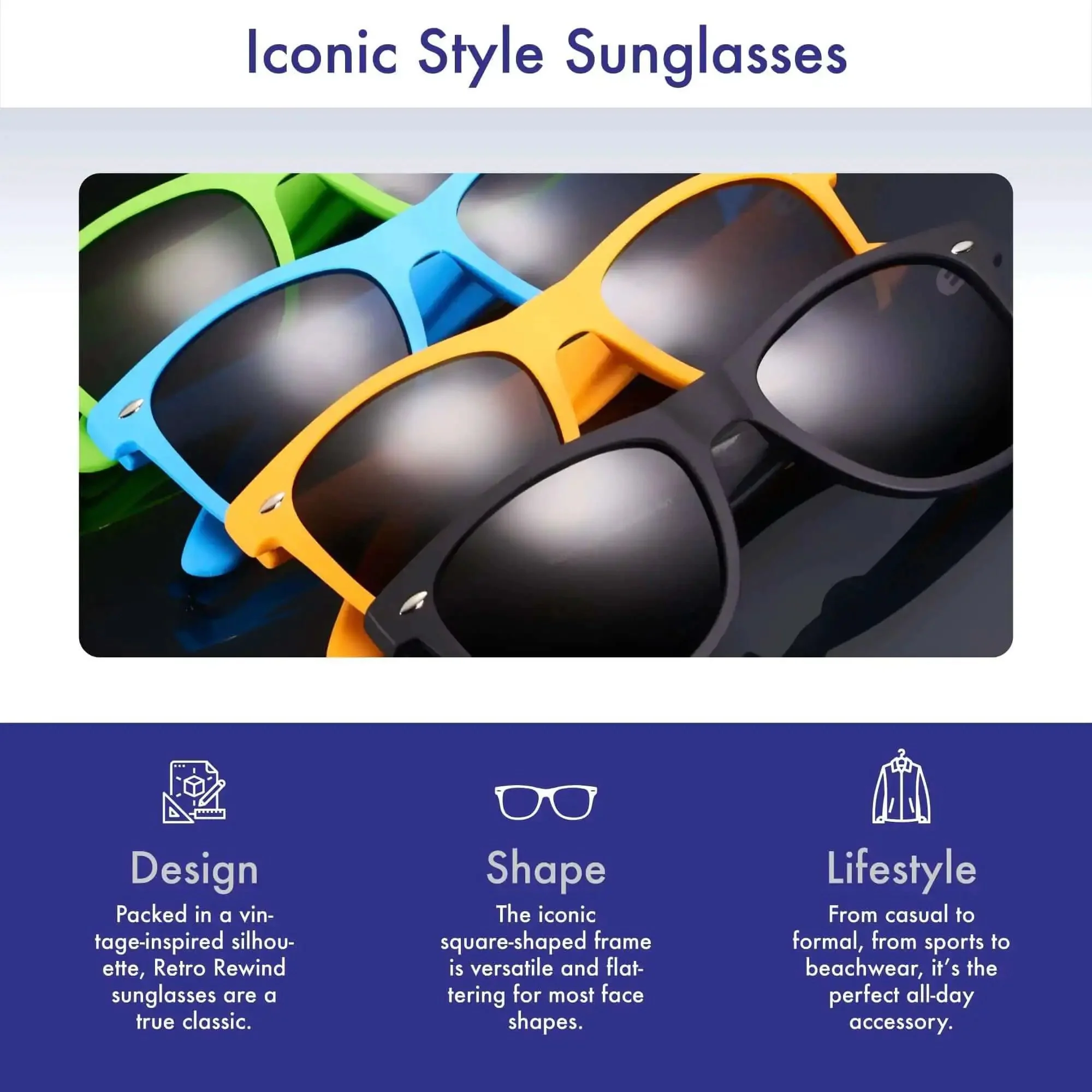 Polarized Sunglasses For Men And Women With UV400 Protection Retro Vintage 80S Style Shades Unisex Sun Glasses Glare Reducing Lenses Dope Classic Eyewear For Outdoors And Road Trips - Image 4