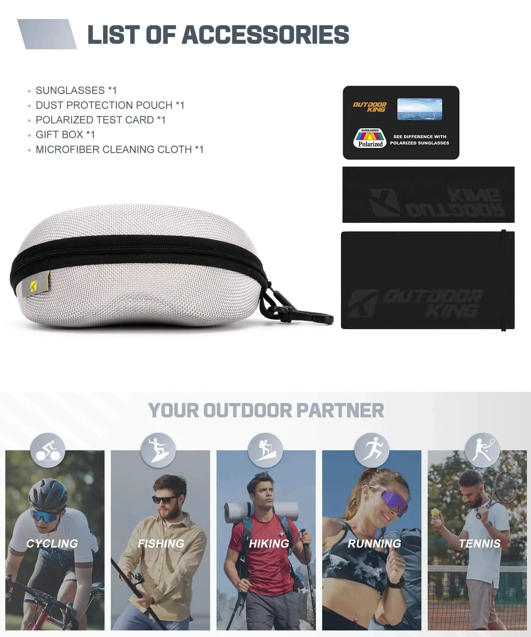 Polarized Sunglasses For Men With UV400 Protection, Scratch-Resistant Lenses Built For Cycling, Fishing, Golf And Outdoor Adventures, Clear View No Glare, Durable Sports Eyewear For All Day All Weather Performance - Image 2