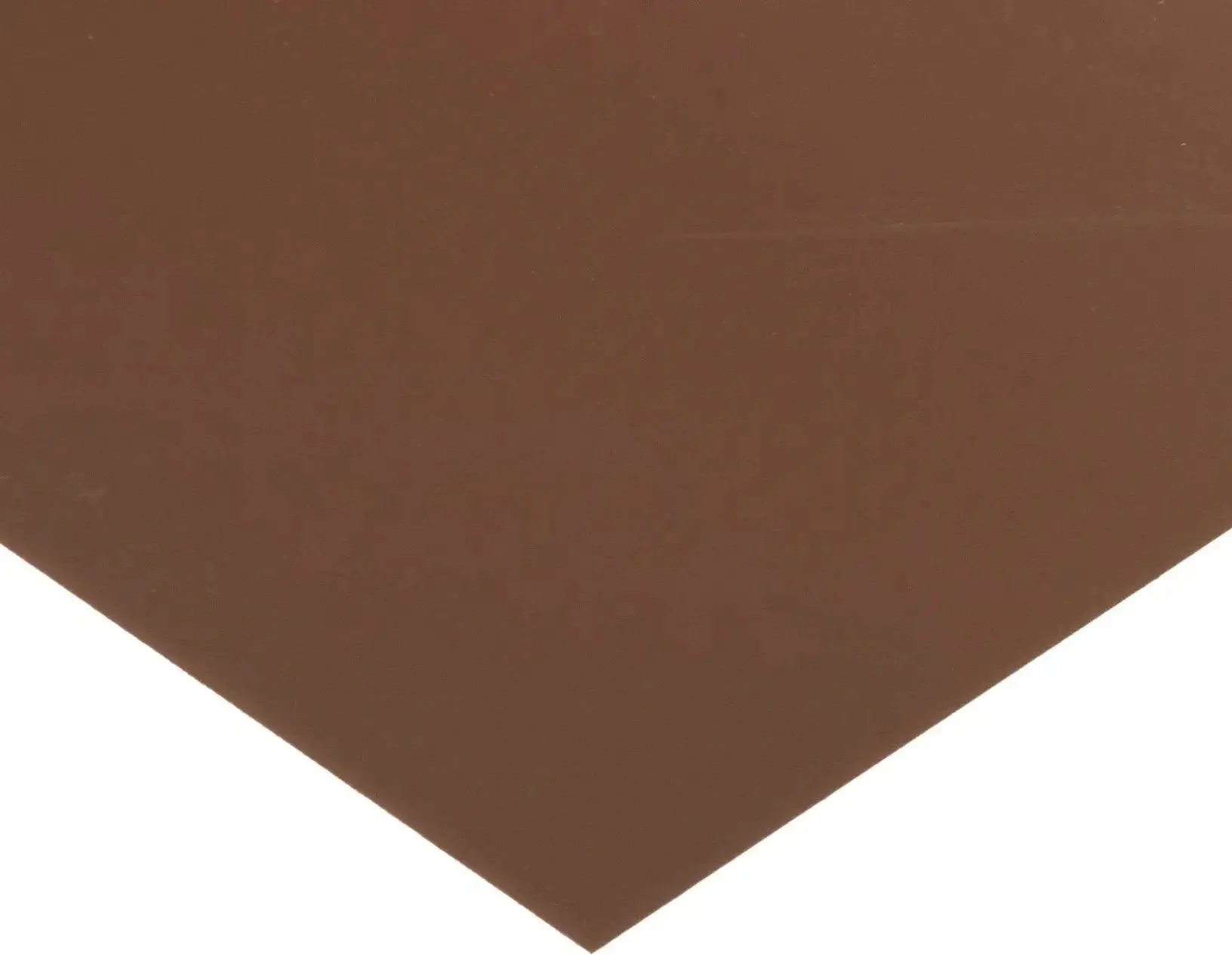 Polyvinyl Chloride Shim Stock Flat Sheet Brown 0.010 Inch Thick 5 Inch Wide 20 Inch Long Pack of 1 Heavy Duty Nonconductive Spacer That Resists Chemicals and Oils for Rugged Mechanical Jigs and Alignments