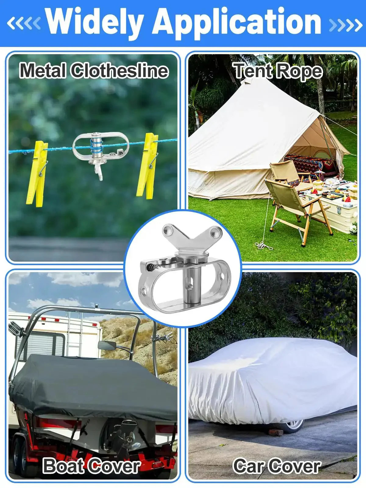 Pool Cover Cable And Winch Kit With 100 Ft Plastic Coated Steel Wire And Heavy Duty Zinc Alloy Spring Loaded Ratchet For Above Ground Pools Winterizing And No Fuss Easy Install - Image 2