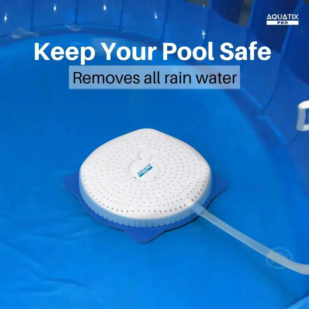 Pool Cover Drainer Kit For Above Ground Pools Premium Siphon With 16 Feet Hose And Pump Quick And Easy Water Drainage For All Coverings One Year Warranty - Image 7