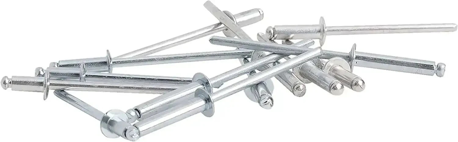 Pop Rivet Assortment Kit For Metal Fabric Leather And Auto Repair One Eighth Inch Rivets Aluminum And Steel 120 Pack Great For DIY Projects And Auto Repairs - Image 6