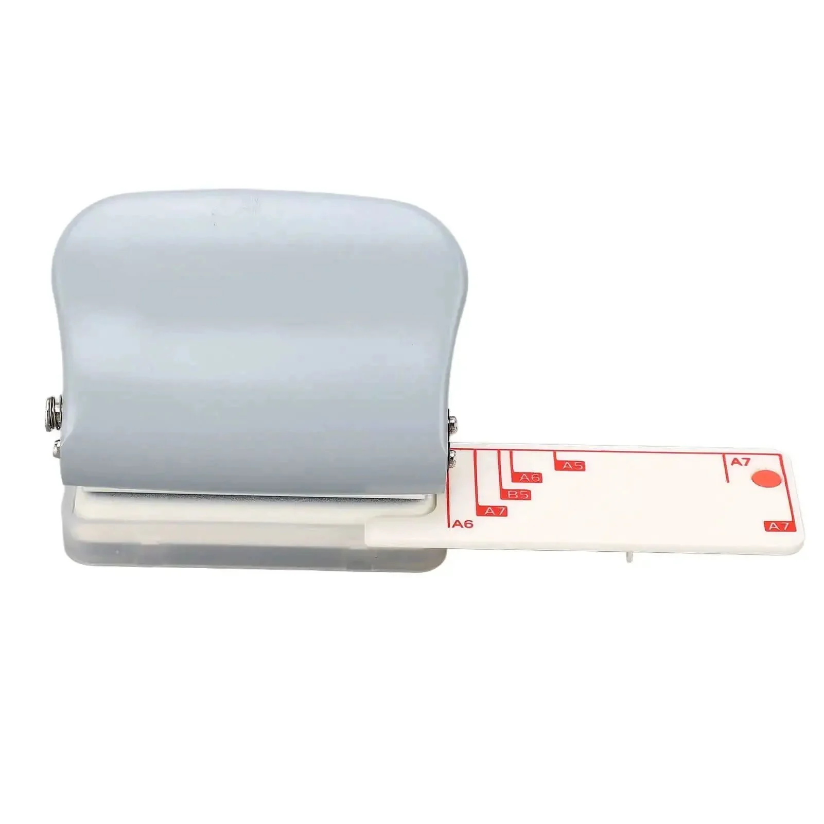 Portable 3 Hole Puncher For Scrapbooking And Office Use, Metal Handheld Hole Puncher With 5 Sheet Capacity, Built Tough ABS And Iron Construction, Nonslip Base And Flip Top Confetti Tray, Fits B5 Paper - Image 6